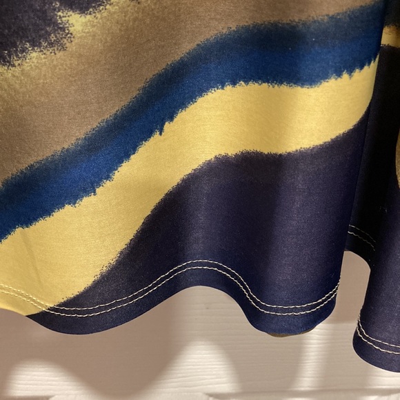 NWOT - Pretty Young Thing Round Neck Colourful Tiered Ruffled Summer Dress -Sz L - Picture 4 of 12